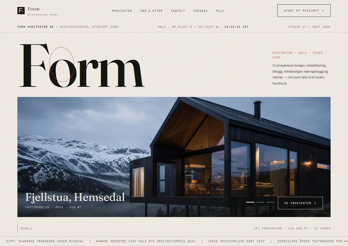 Designkonsept: Form Arkitekter