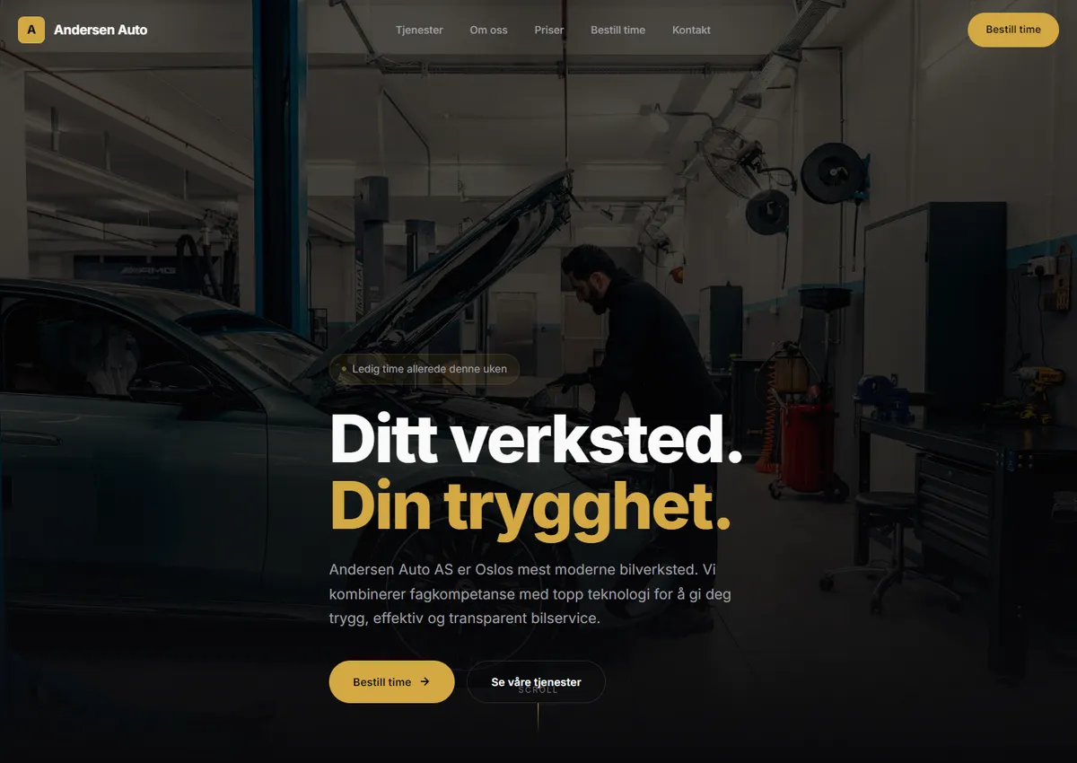 Designkonsept: Andersen Auto AS