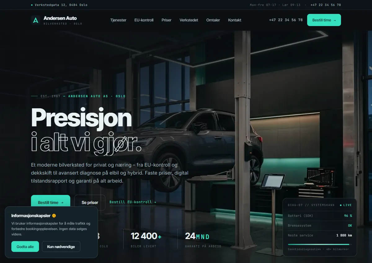 Designkonsept: Andersen Auto AS