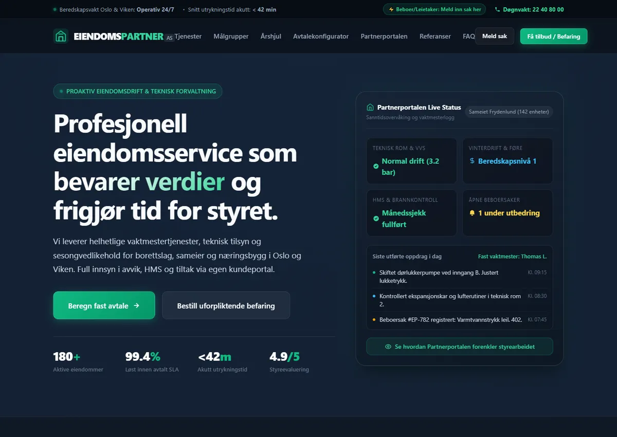 Designkonsept: Eiendomspartner AS