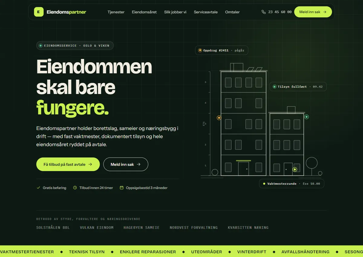Designkonsept: Eiendomspartner AS
