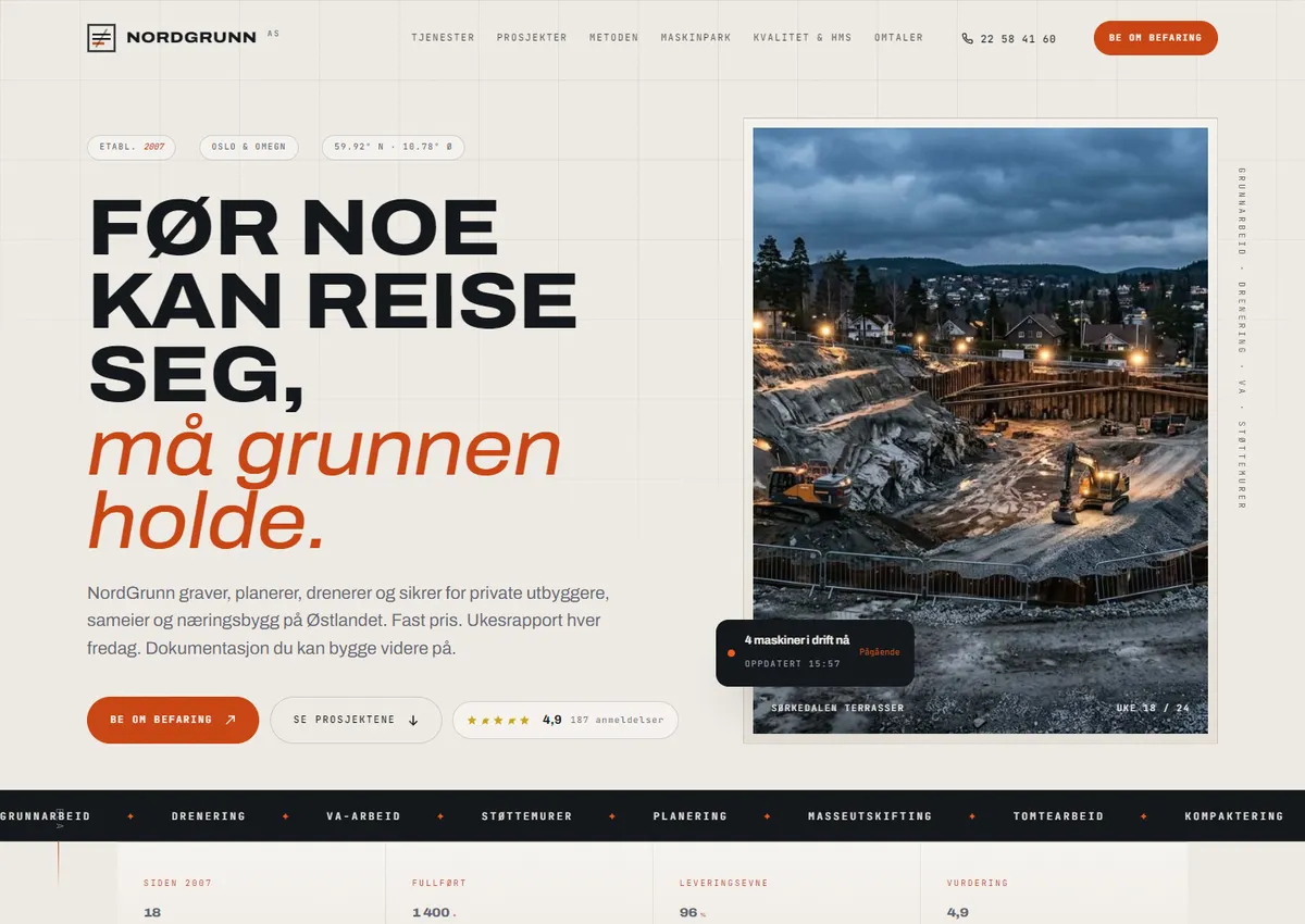 Designkonsept: NordGrunn AS