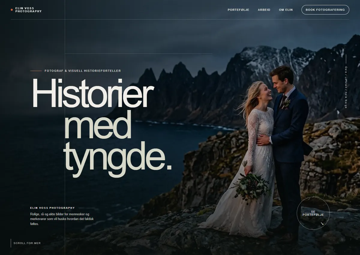 Designkonsept: Elin Voss Photography