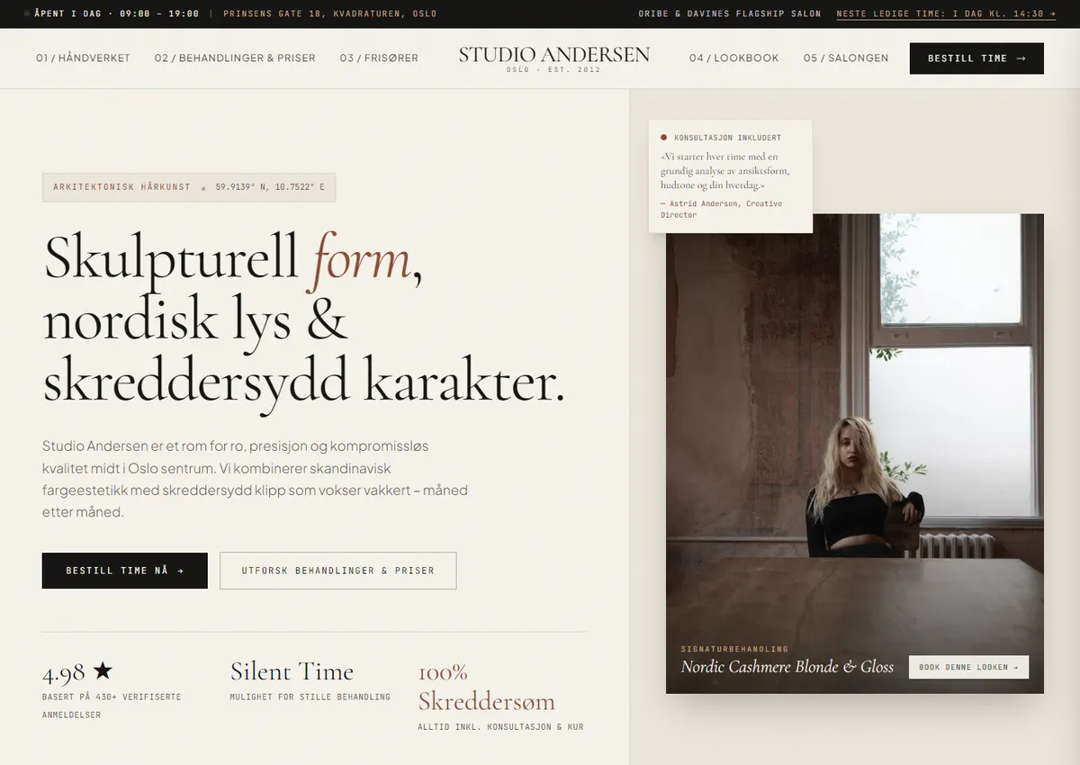 Designkonsept: STUDIO ANDERSEN
