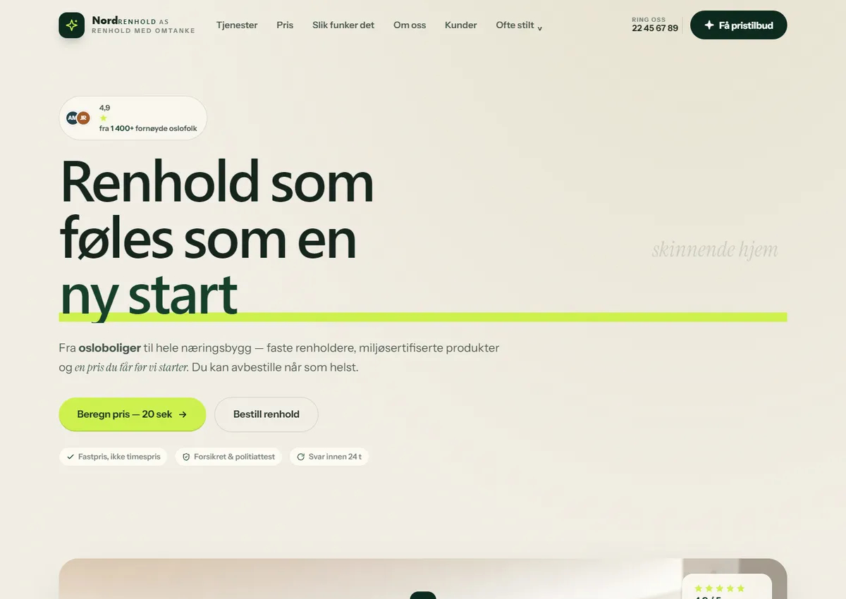 Designkonsept: NordRenhold AS