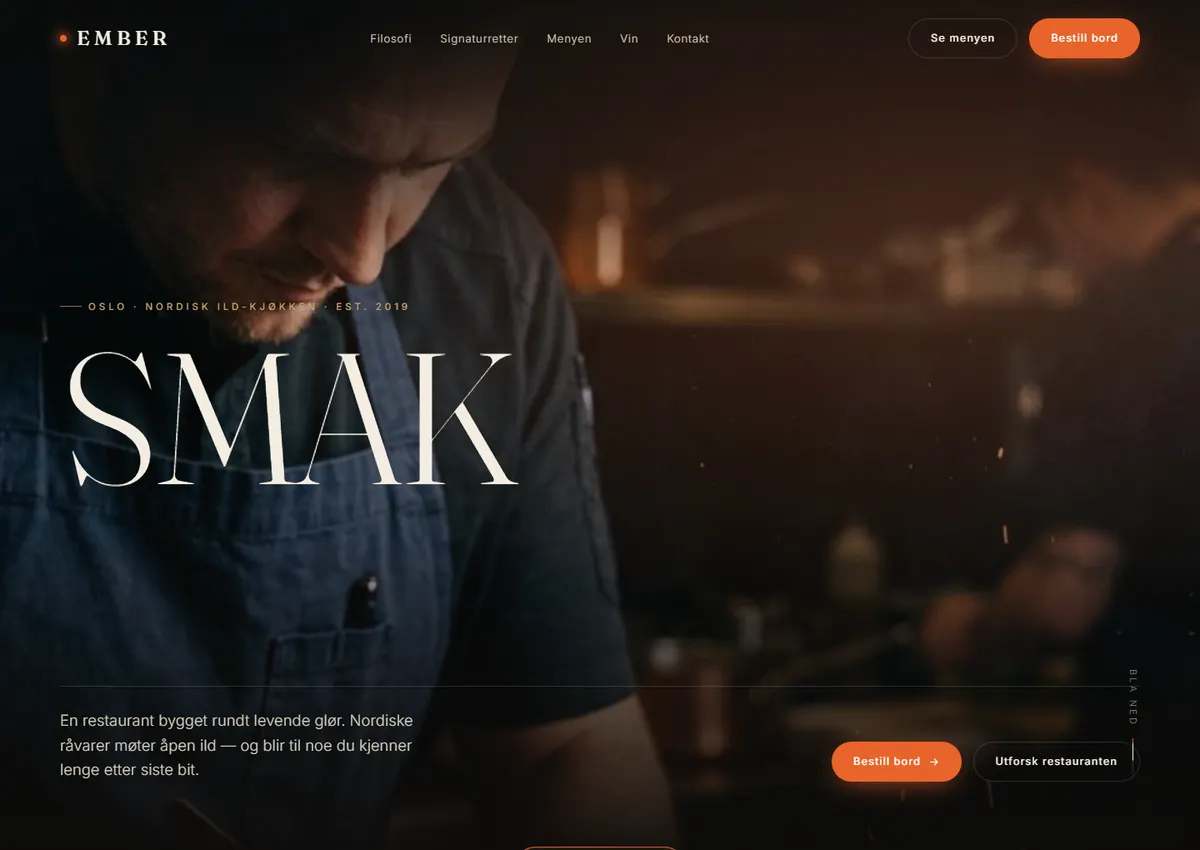 Designkonsept: EMBER Oslo