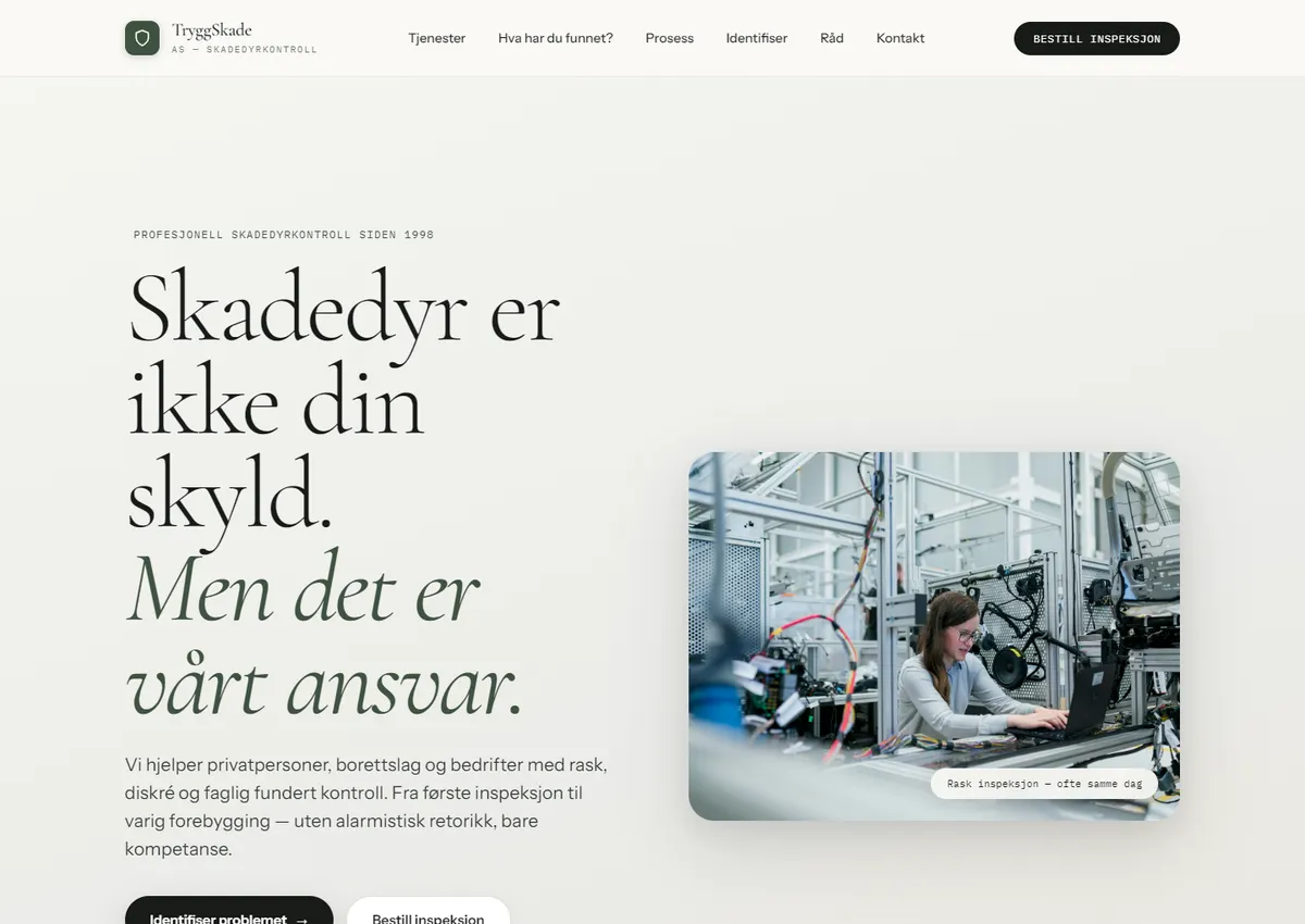 Designkonsept: TryggSkade AS