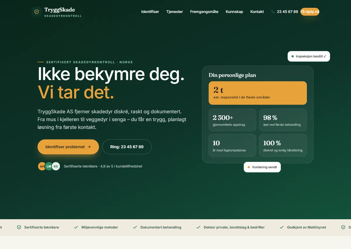 Designkonsept: TryggSkade AS